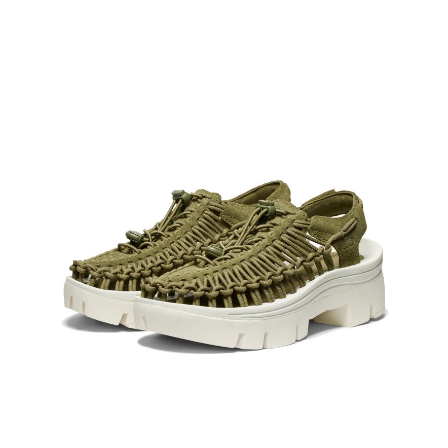 UNEEK PLT: Martini Olive & Stelle Bianche! Scarpe unisex, stile senza confini.